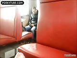 risky wank in train