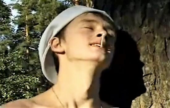 Teen Boy Wanks Outdoors and Cum at PorkyTube.com