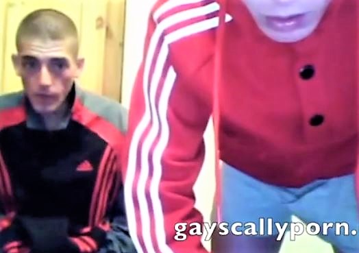 Two scally lads fool around on cam