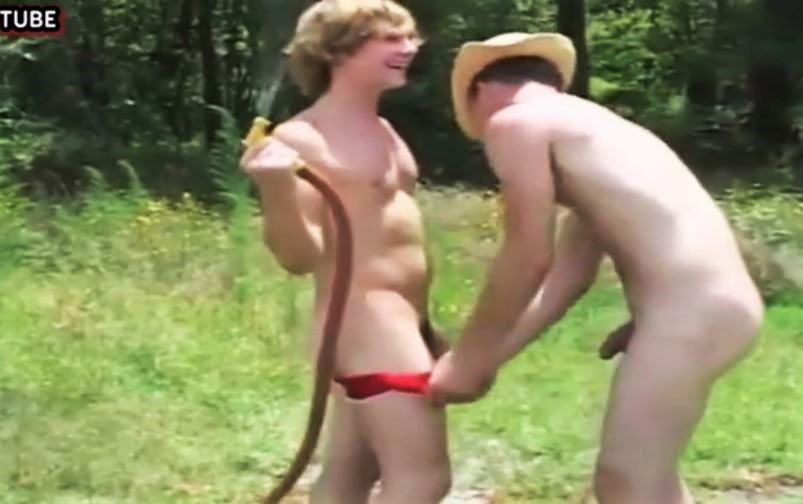 Two country boys wrestle naked then suck each other 