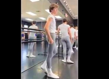 Young teen lycra ballet