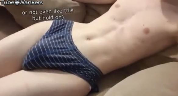 Look at the bulge of my cock